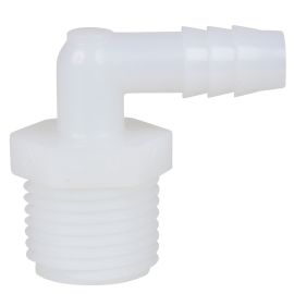 Hose Barb Elbow - 1/2" MPT x 3/8" Barb