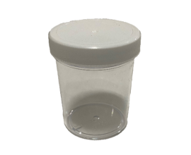 JAR, 4 OZ WITH LID WIDE MOUTH