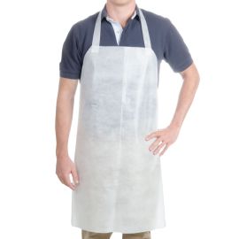 DISP WHITE APRON - 28X46 100CT