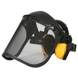 MESH FACESHIELD W/HEAR PROT