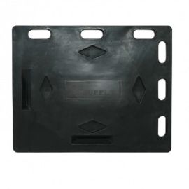 BLACK FLARED SORT PANEL 28X34"