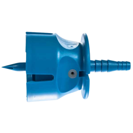 DRAW-OFF CAP BLUE 30MM