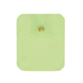 MS HOG TAG GREEN W/BUTTON BLANK