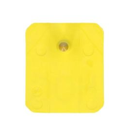 MS HOG TAG YELLOW W/BUTTON BLANK