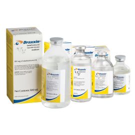 Draxxin anitibiotic for Cattle and Swine available in four sizes