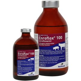 Enroflox 100 Antimicrobial Injectable Solution for cattle and swine