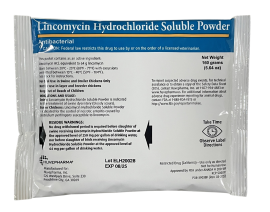 Lincomycin soluble antibiotic powder for swine dysentery